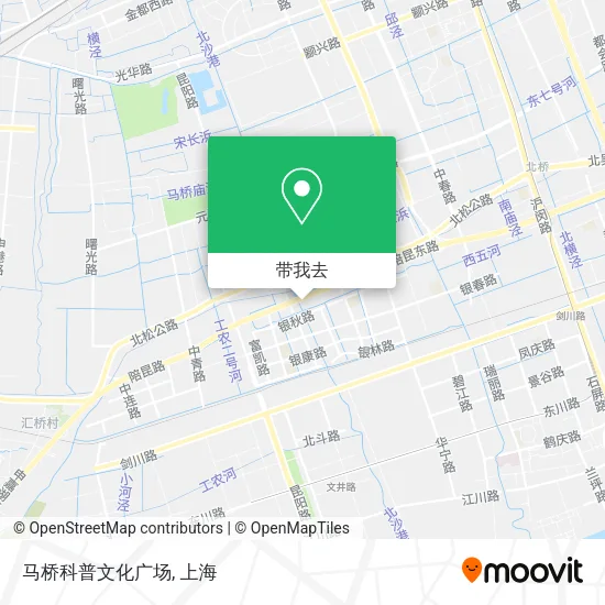 马桥科普文化广场地图
