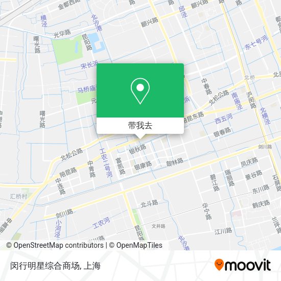 闵行明星综合商场地图