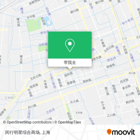 闵行明星综合商场地图
