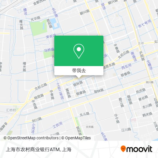 上海市农村商业银行ATM地图