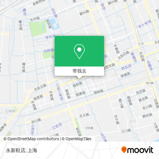 永新鞋店地图