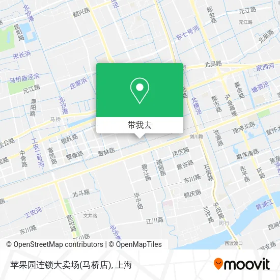 苹果园连锁大卖场(马桥店)地图