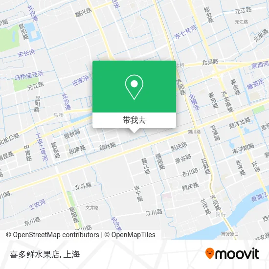喜多鲜水果店地图