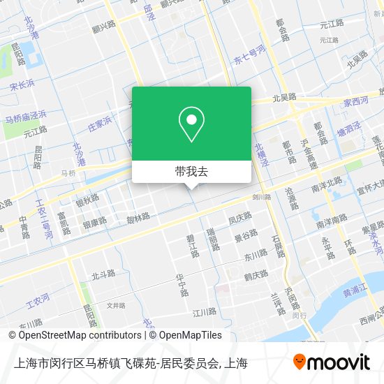 上海市闵行区马桥镇飞碟苑-居民委员会地图