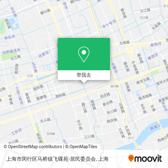 上海市闵行区马桥镇飞碟苑-居民委员会地图
