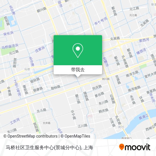 马桥社区卫生服务中心(景城分中心)地图