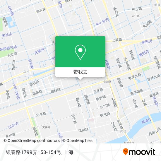 银春路1799弄153-154号地图