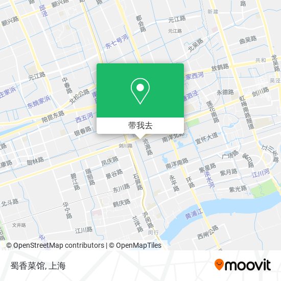 蜀香菜馆地图