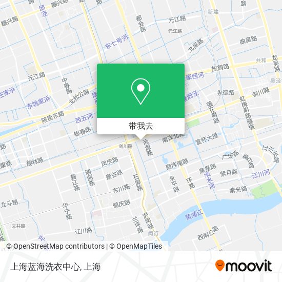 上海蓝海洗衣中心地图