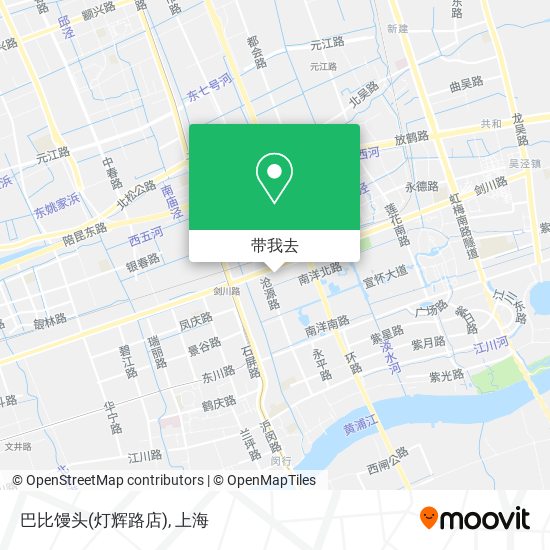 巴比馒头(灯辉路店)地图