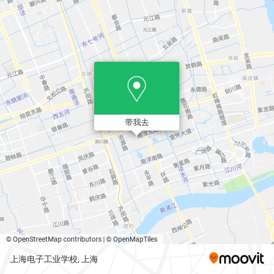 上海电子工业学校地图