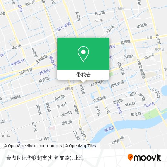 金湖世纪华联超市(灯辉支路)地图