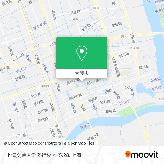 上海交通大学闵行校区-东28地图