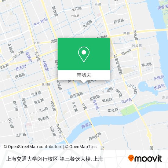 上海交通大学闵行校区-第三餐饮大楼地图