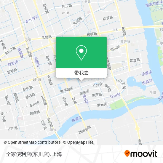 全家便利店(东川店)地图