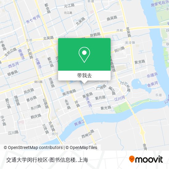 交通大学闵行校区-图书信息楼地图