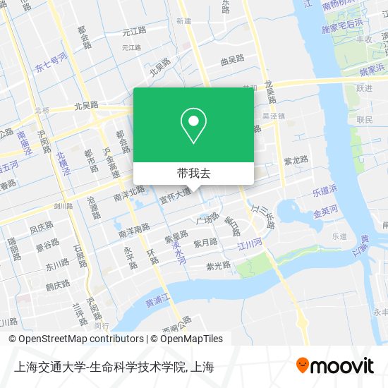 上海交通大学-生命科学技术学院地图