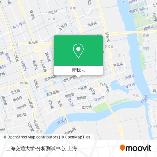 上海交通大学-分析测试中心地图