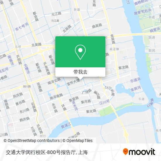 交通大学闵行校区-800号报告厅地图