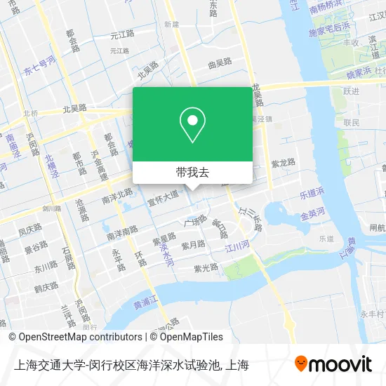 上海交通大学-闵行校区海洋深水试验池地图