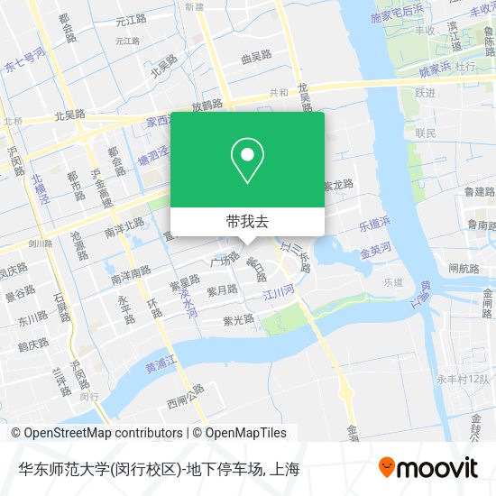 华东师范大学(闵行校区)-地下停车场地图
