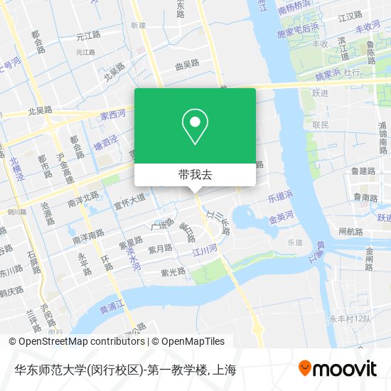 华东师范大学(闵行校区)-第一教学楼地图