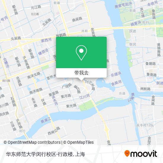 华东师范大学闵行校区-行政楼地图