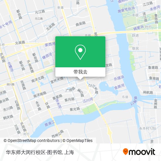 华东师大闵行校区-图书馆地图
