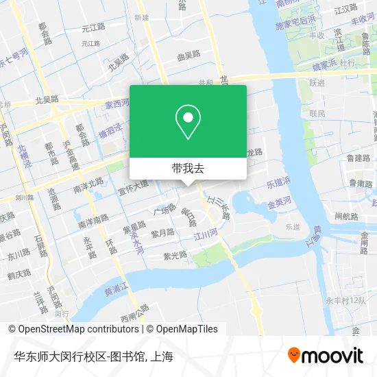 华东师大闵行校区-图书馆地图