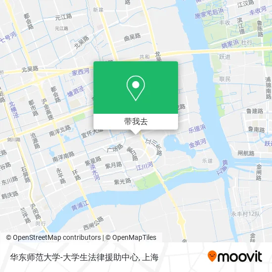 华东师范大学-大学生法律援助中心地图