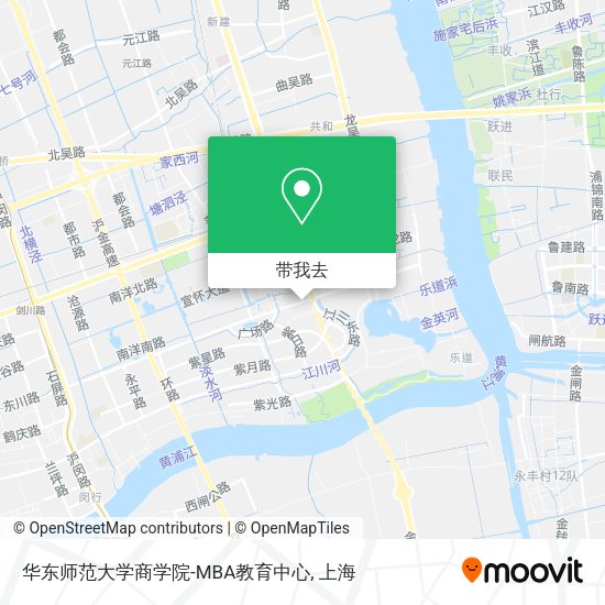 华东师范大学商学院-MBA教育中心地图