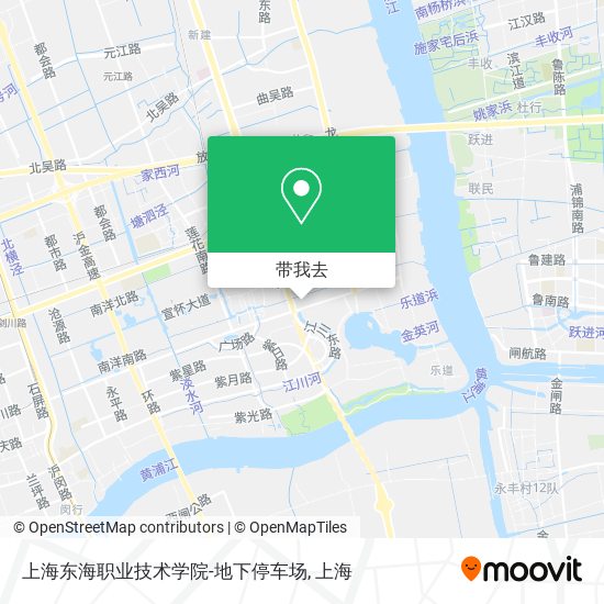 上海东海职业技术学院-地下停车场地图