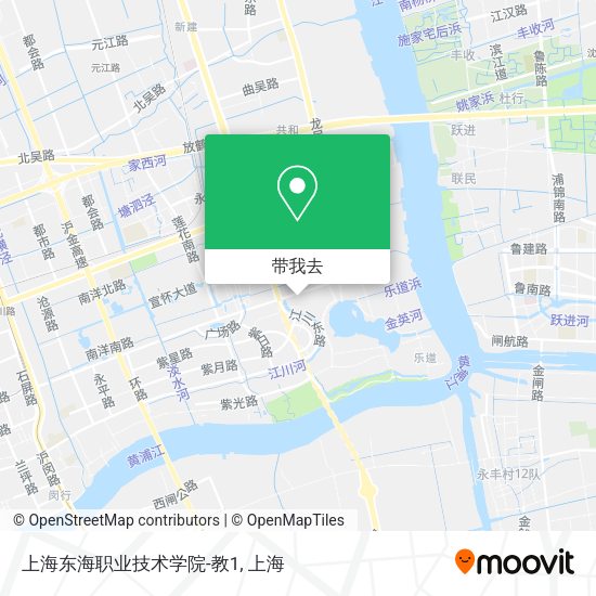 上海东海职业技术学院-教1地图