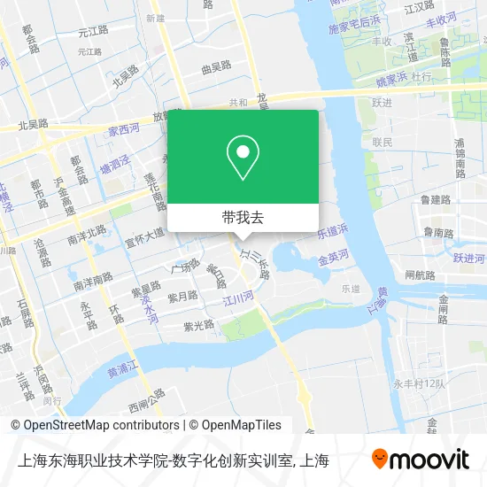 上海东海职业技术学院-数字化创新实训室地图