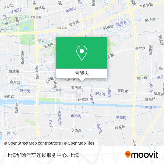 上海华麟汽车连锁服务中心地图