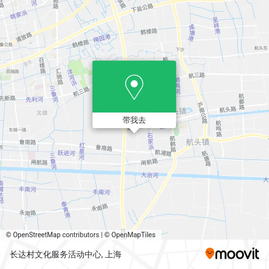 长达村文化服务活动中心地图