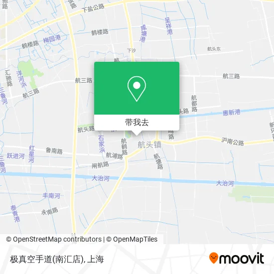 极真空手道(南汇店)地图