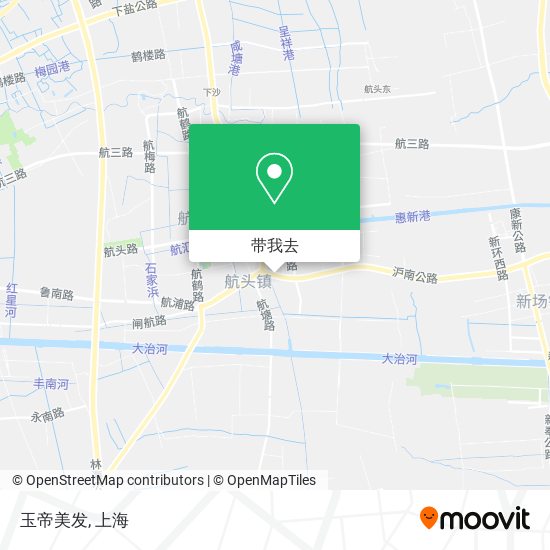 玉帝美发地图