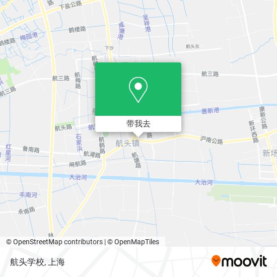 航头学校地图