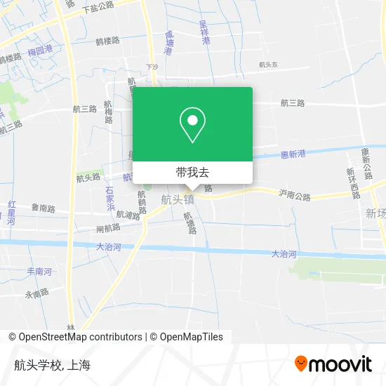 航头学校地图
