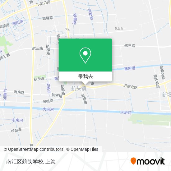 南汇区航头学校地图