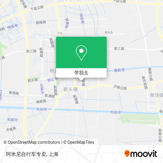 阿米尼自行车专卖地图