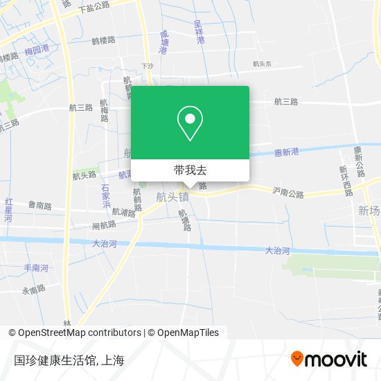国珍健康生活馆地图