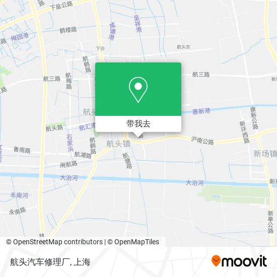 航头汽车修理厂地图