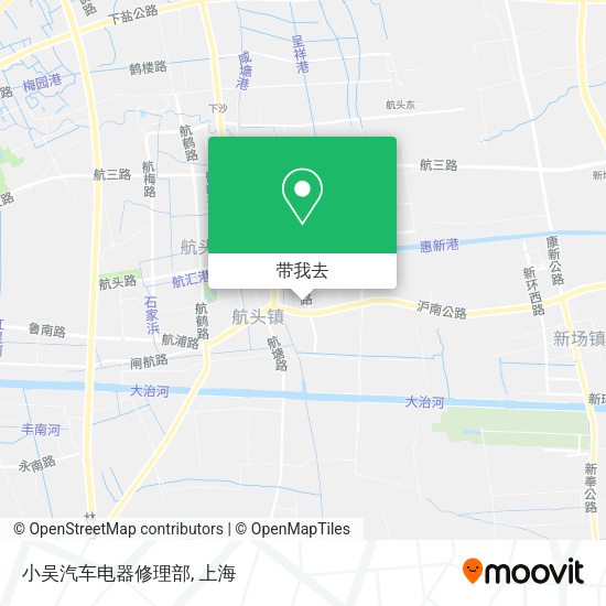 小吴汽车电器修理部地图