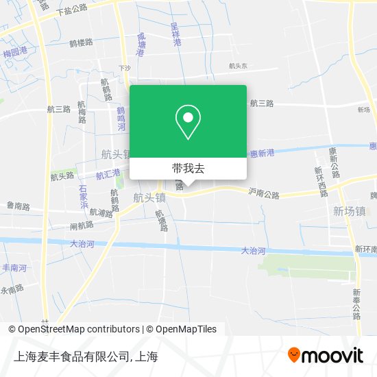 上海麦丰食品有限公司地图