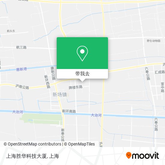 上海胜华科技大厦地图