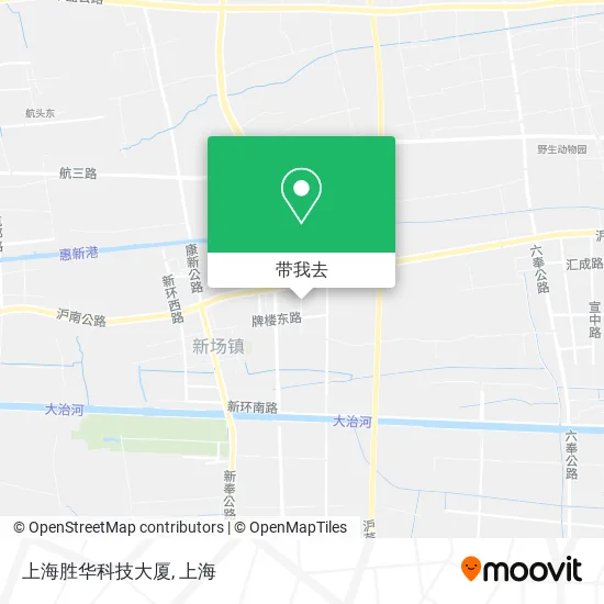 上海胜华科技大厦地图