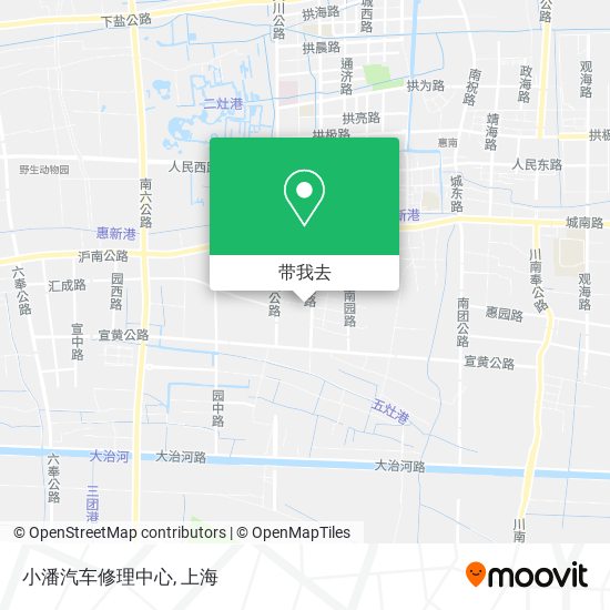 小潘汽车修理中心地图