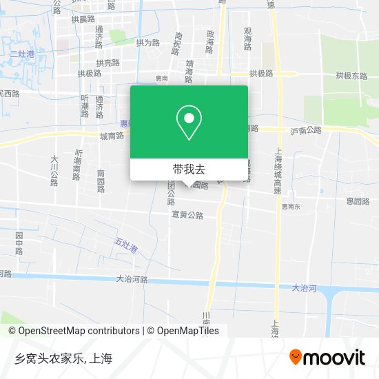 乡窝头农家乐地图